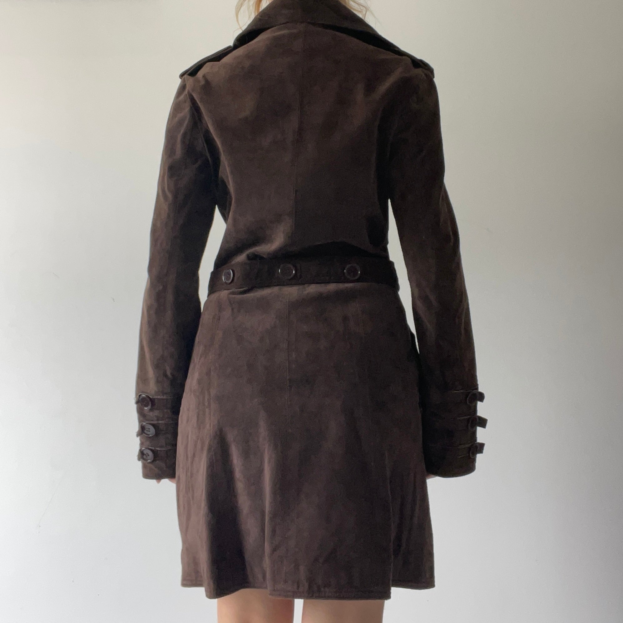 First Hand Leather Trench Coat | 6-10