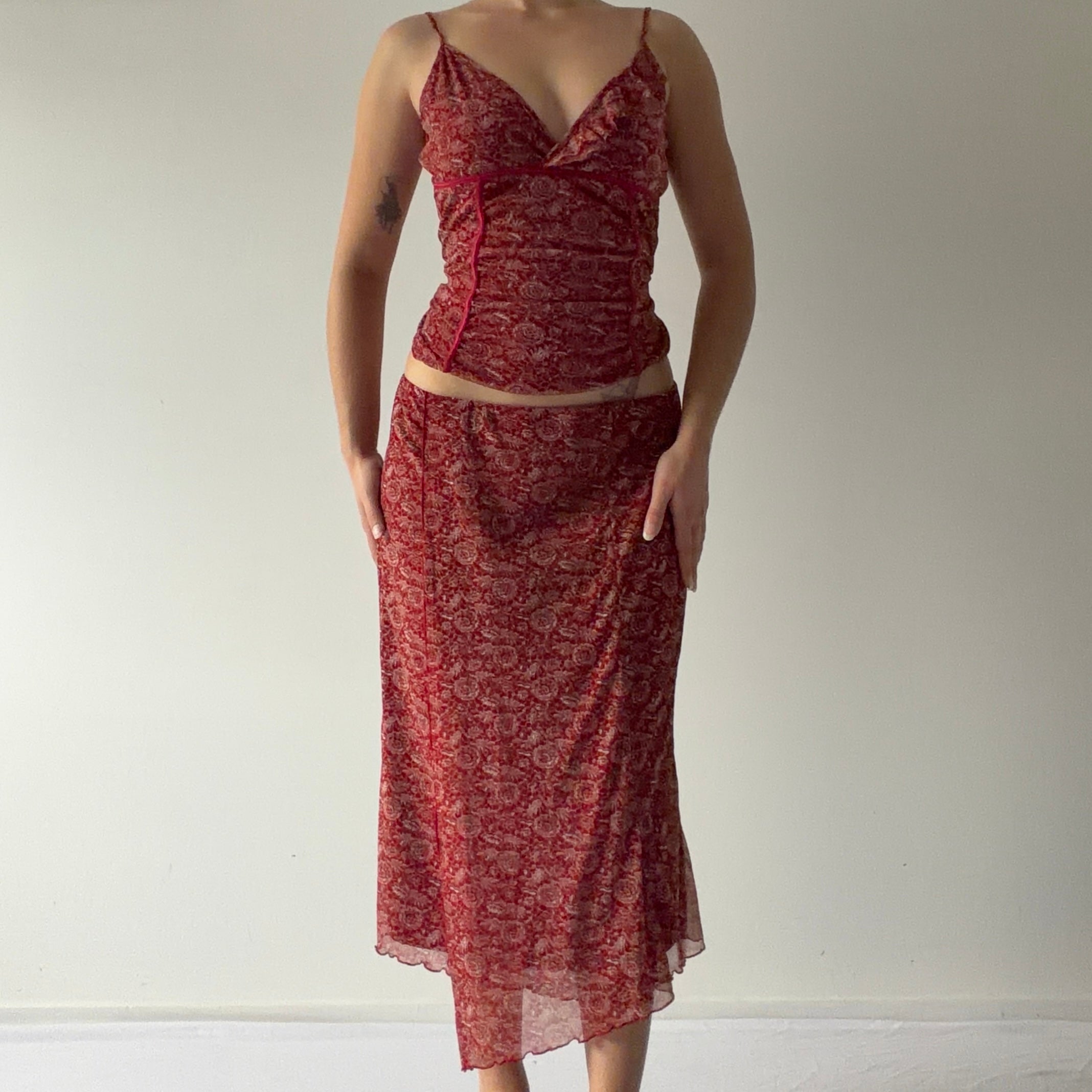 Mexx Mesh Skirt and Top Set | 10-12
