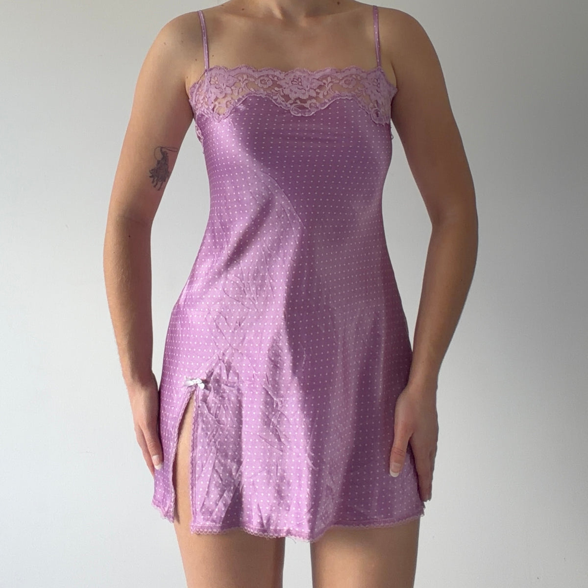 Victoria's Secret Angels Polka Dot Slip Dress | S