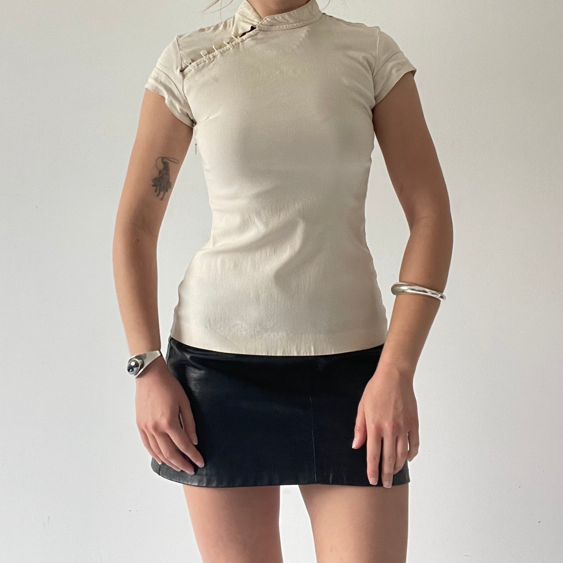 Cheongsam Inspired Fitted Top | 6-8