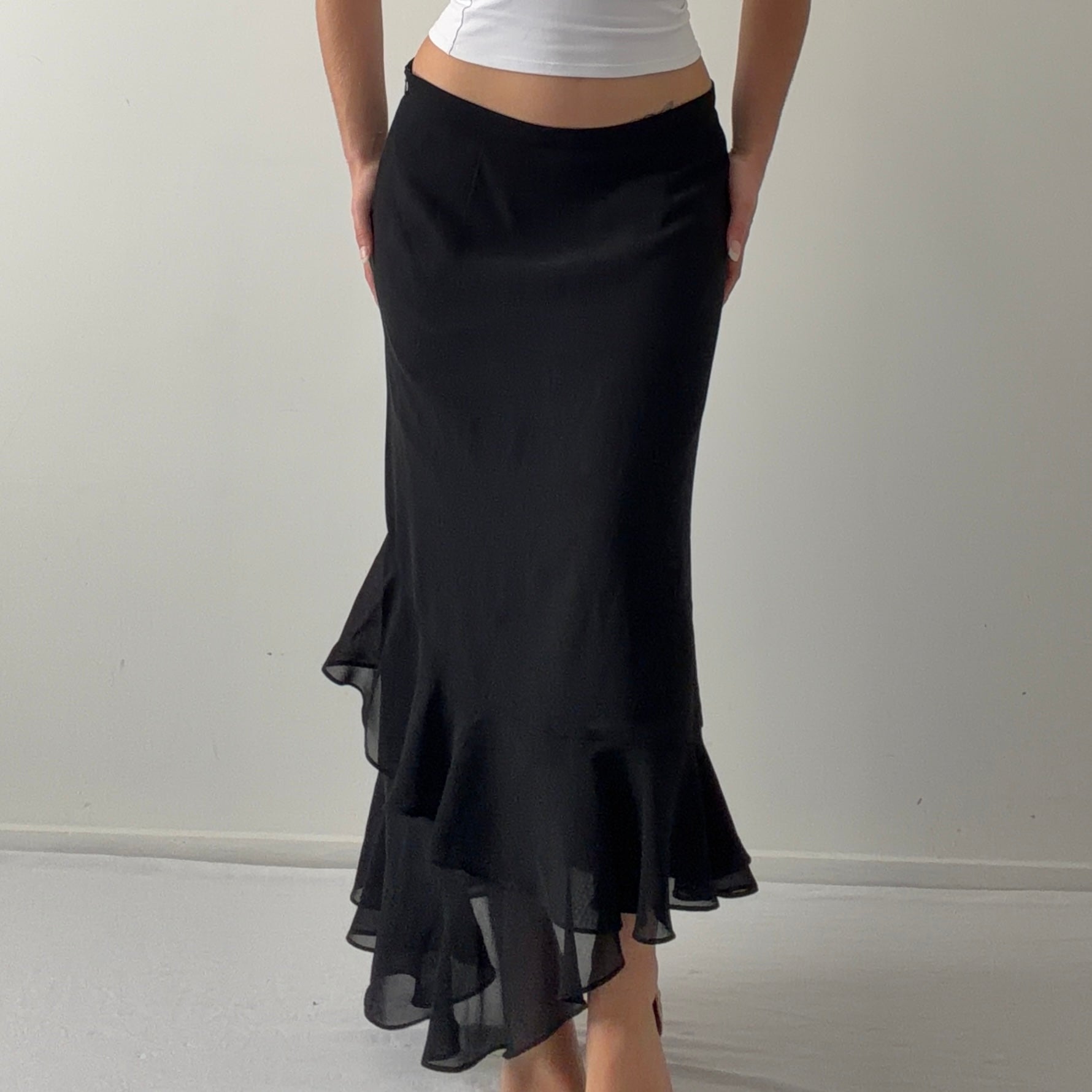 Laura Ruffle Skirt | Made in Canada | 8-10