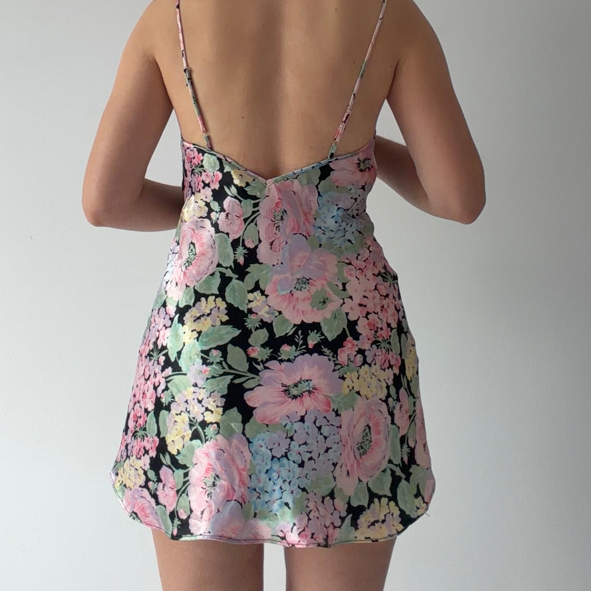 Victoria's Secret Gold Label Floral Slip Dress | S