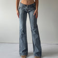 News Jeans Low Rise Flare | S