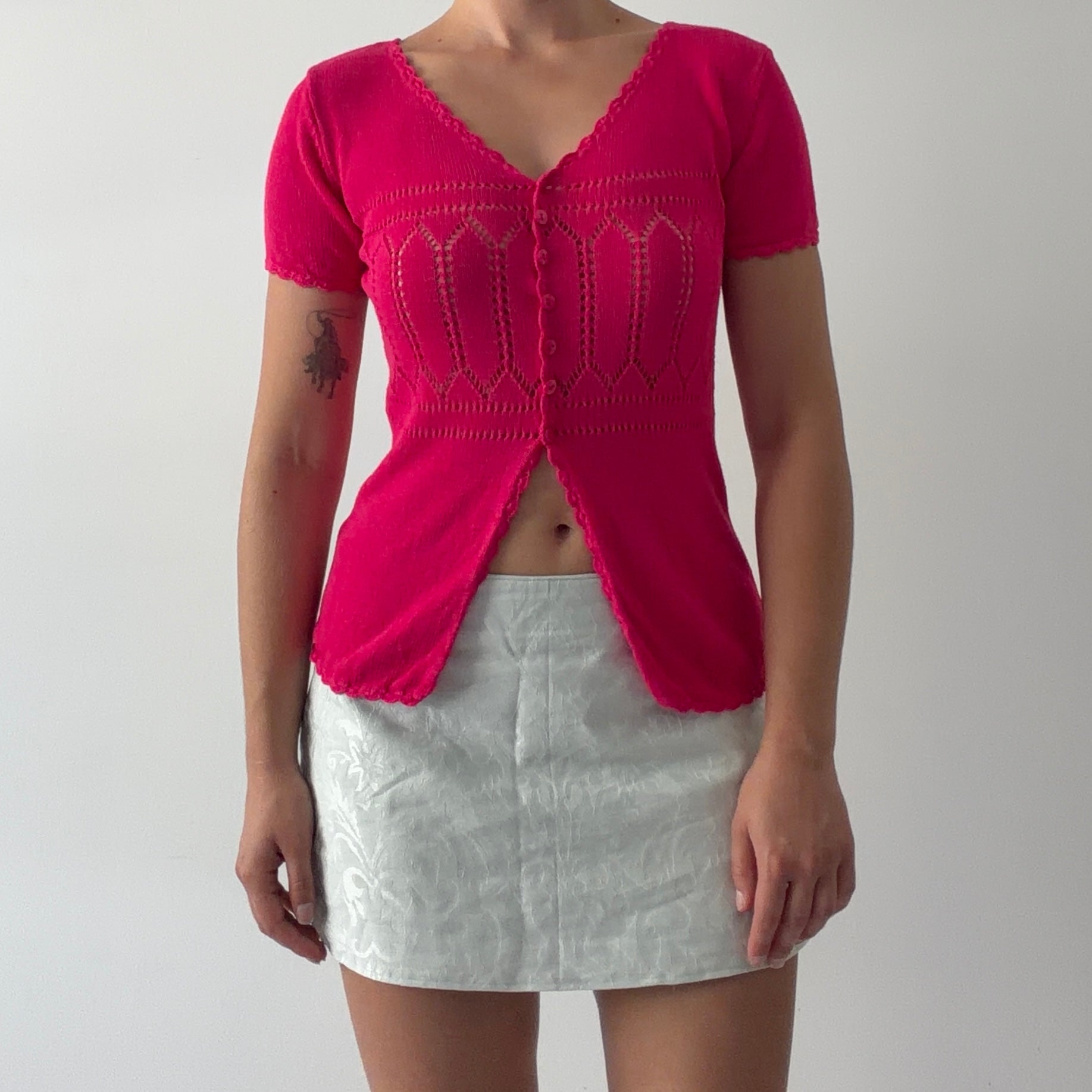 Crochet Button Up Top | 6-8