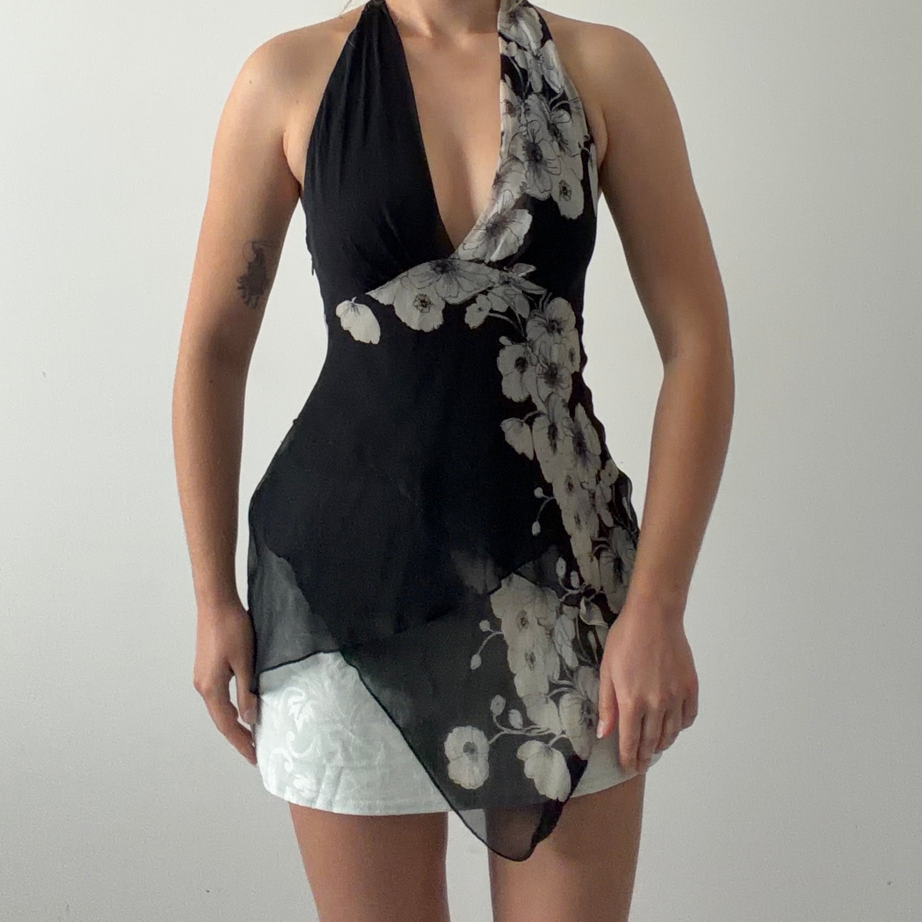 Rare BCBG Silk Halter Top | S