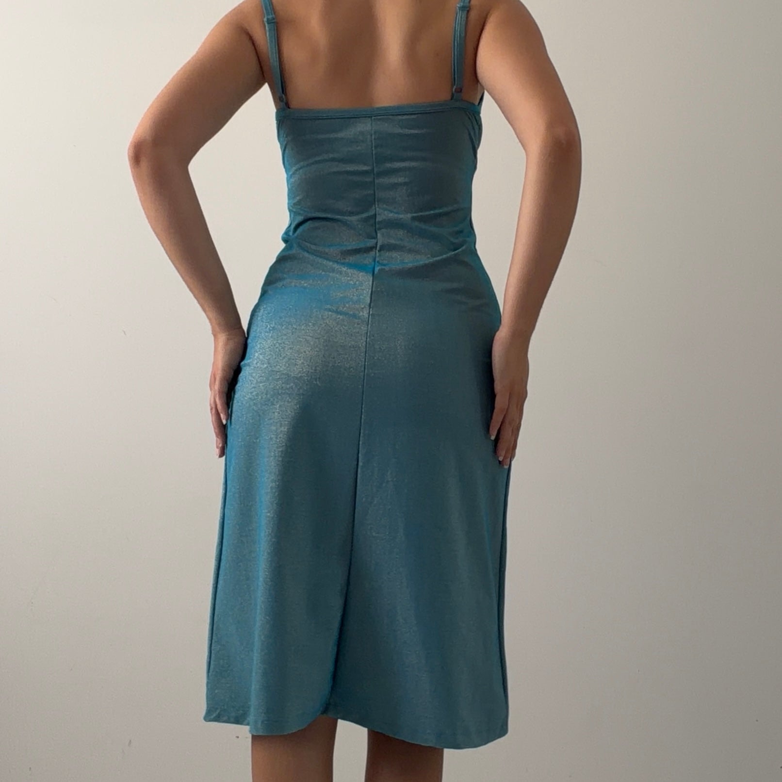 Moontide Glittery Midi Dress | Made In NZ | S