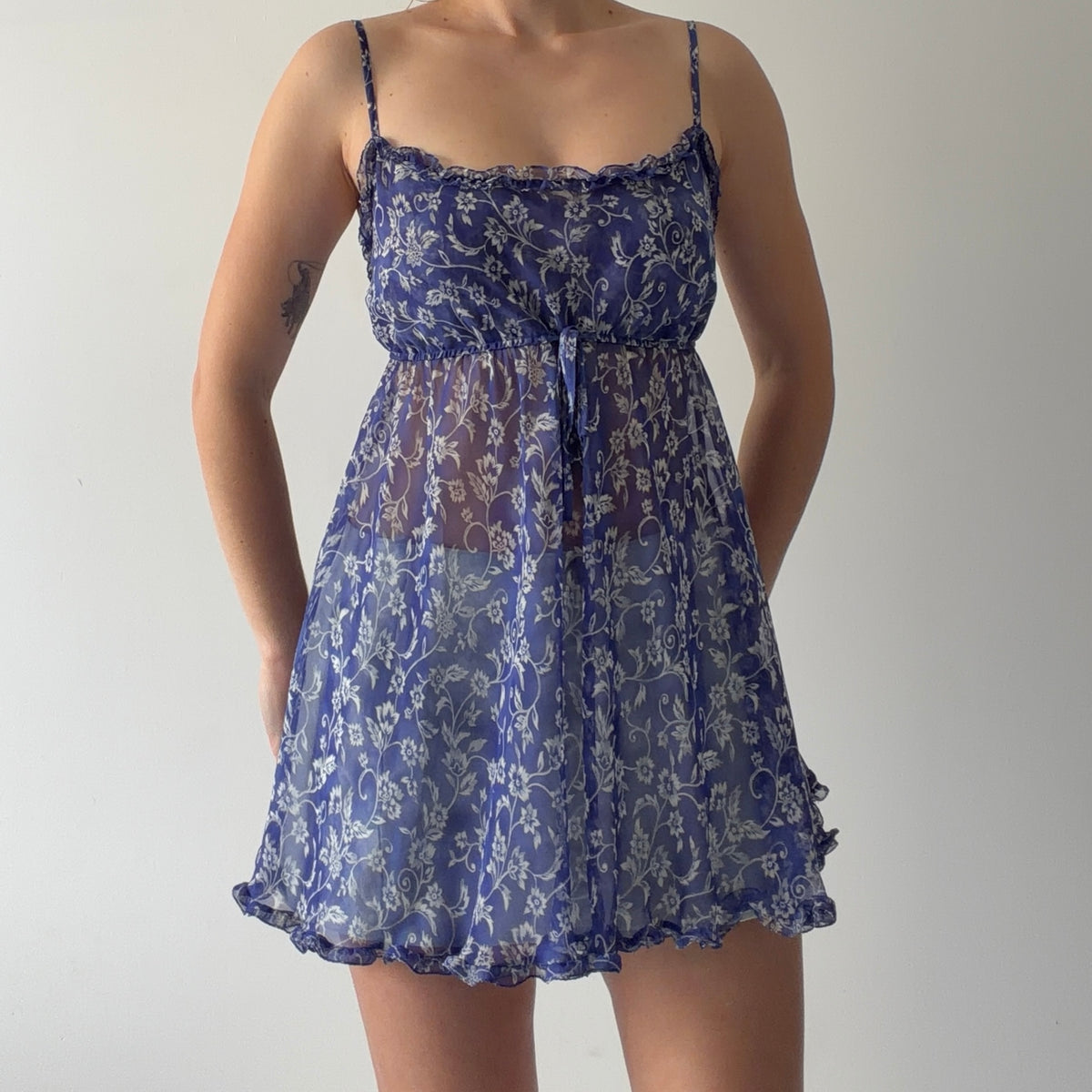 Victoria's Secret Floral Babydoll Slip | M
