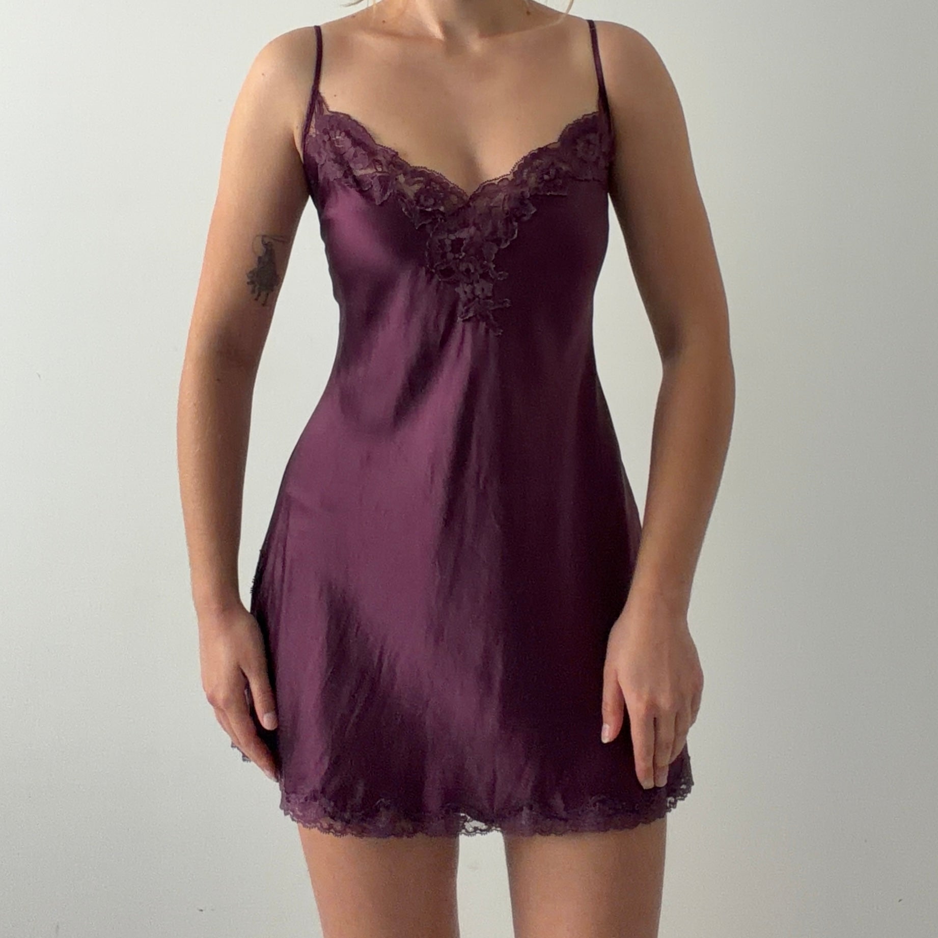 Victoria's Secret 2002 Silk Mini Slip Dress | M