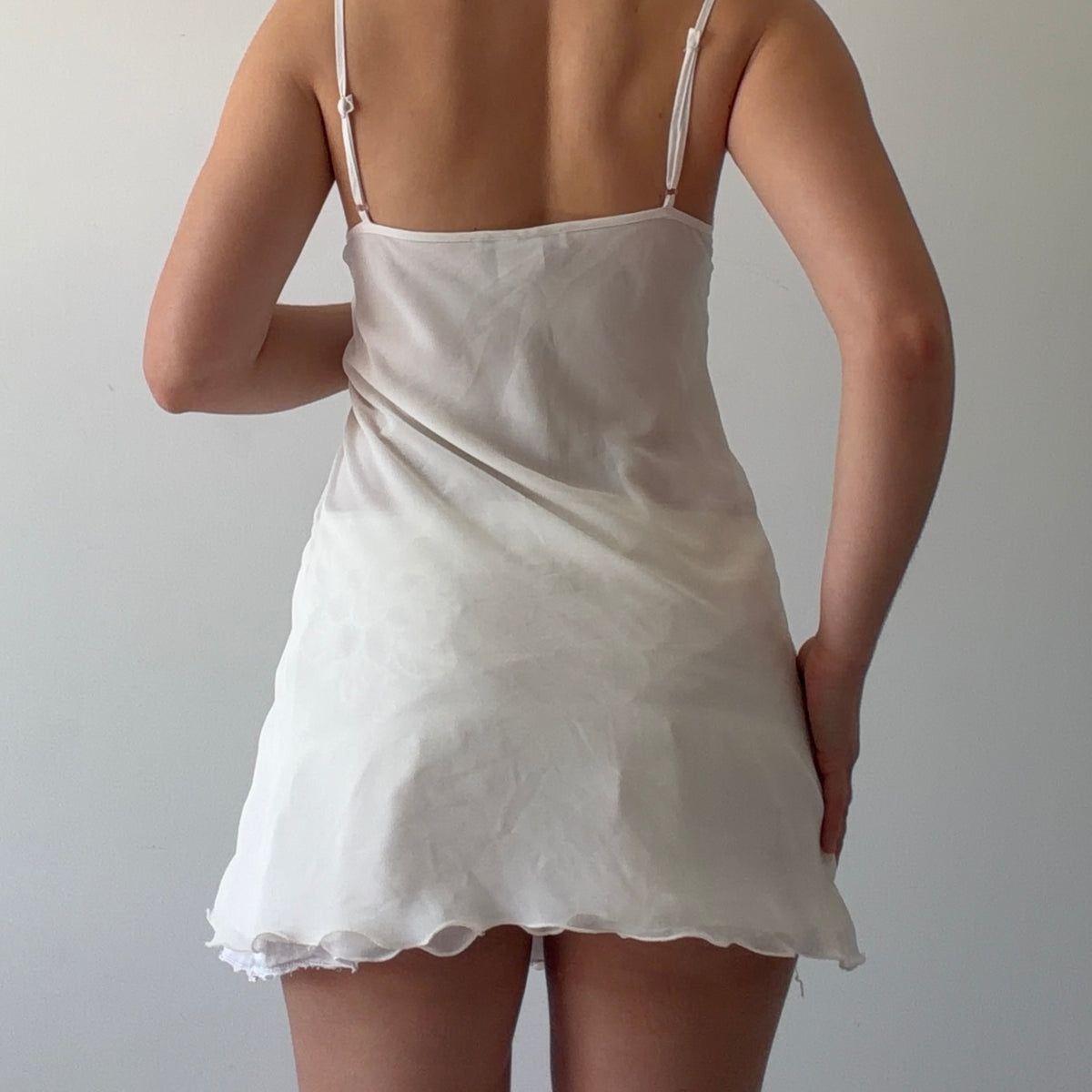 Linea Donatella Embroidered Slip Dress | S