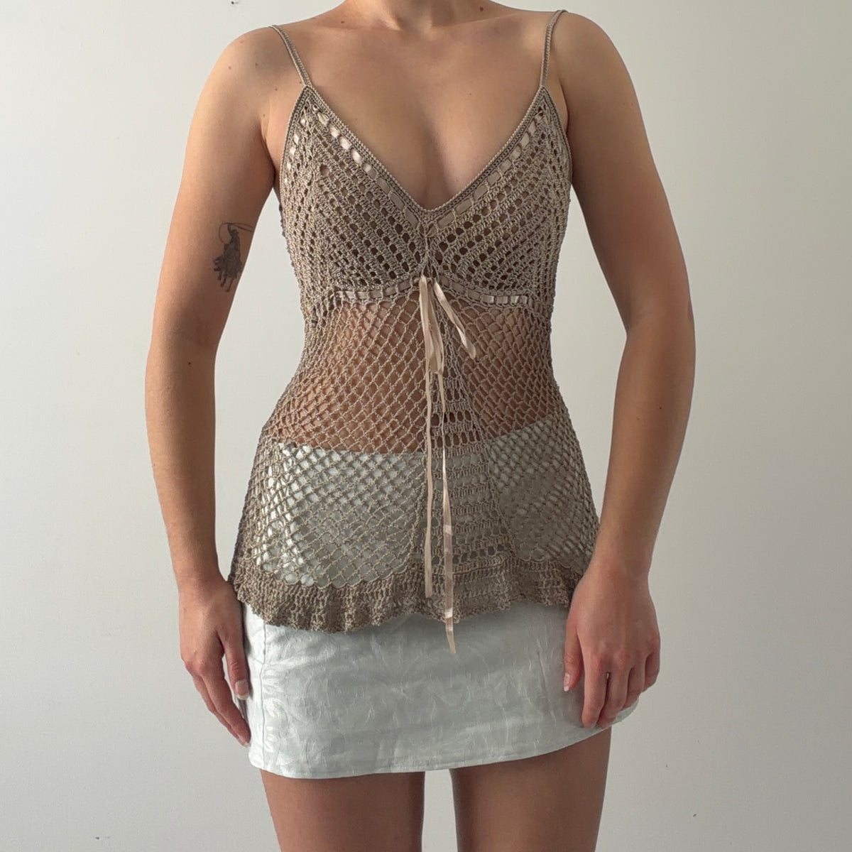 Nathalie B Crochet Cami Top | 8-12