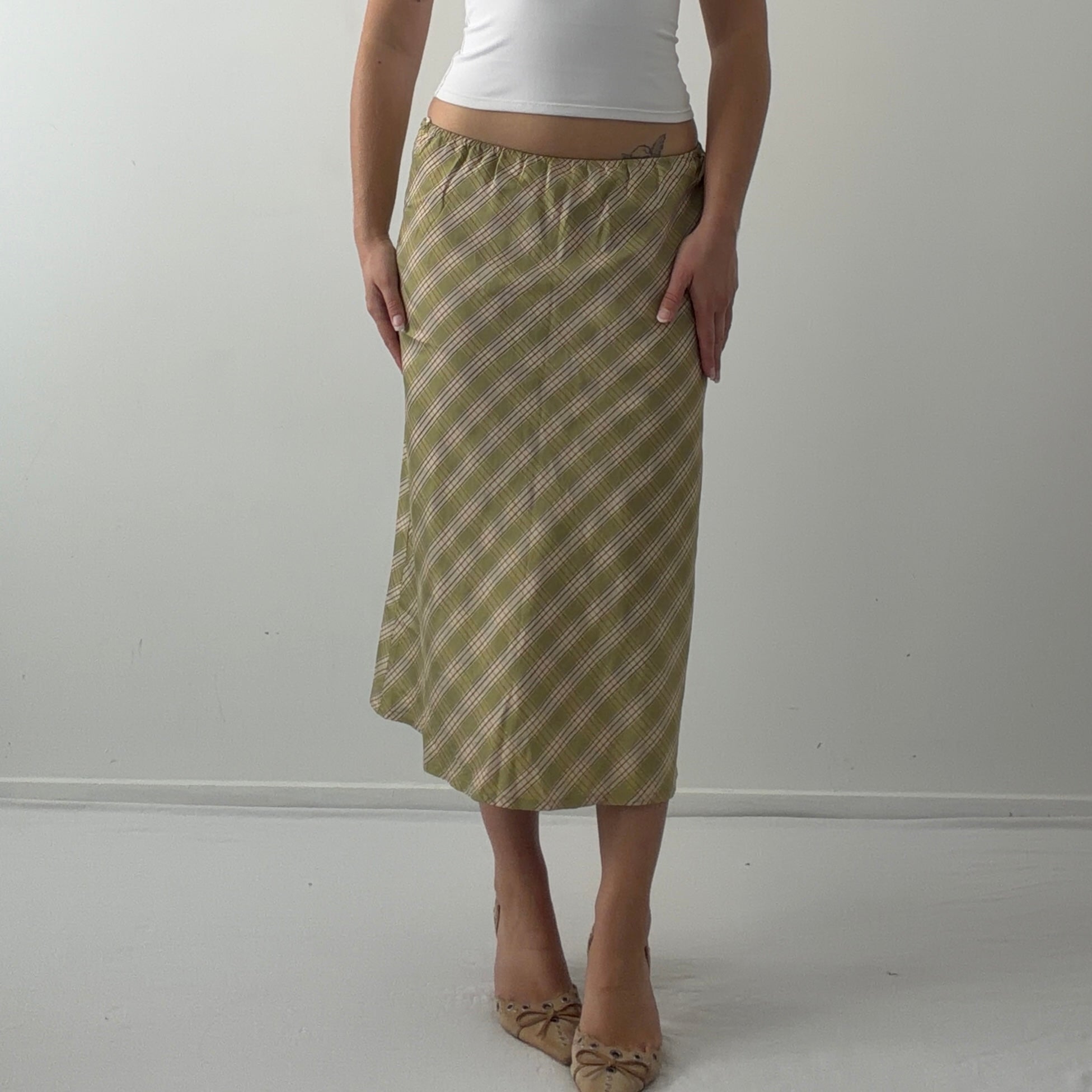 Wallace Rose Silk Skirt | Made in NZ | 6-12