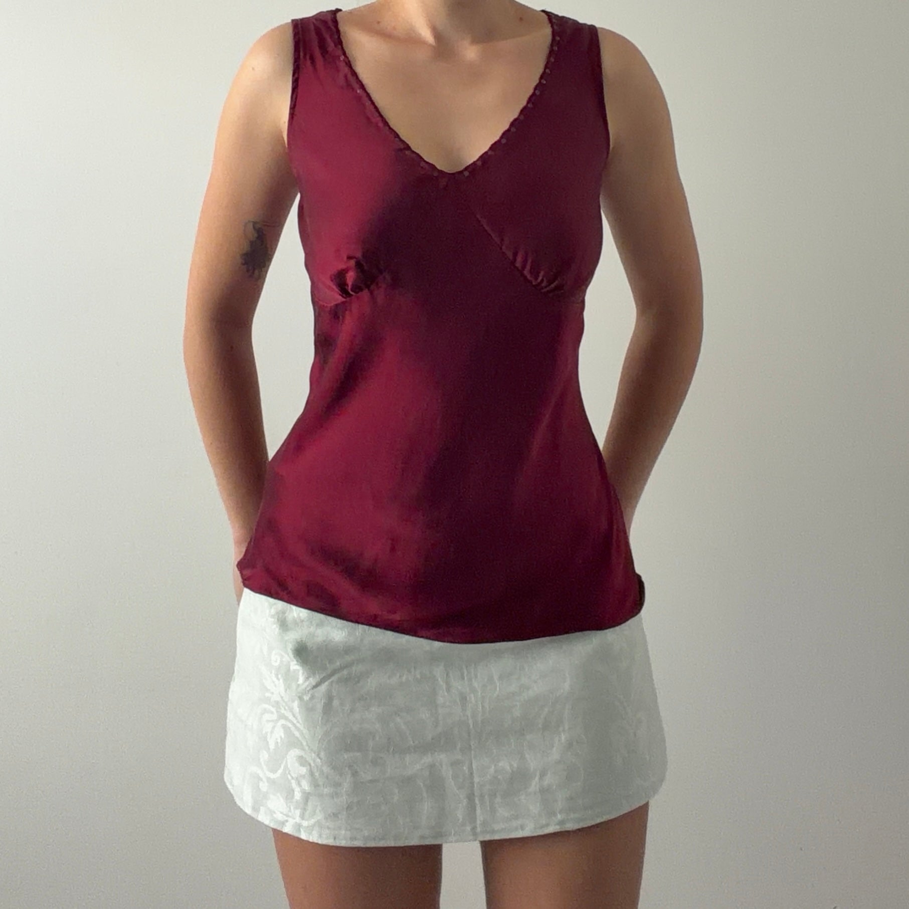 Silk Babydoll Cami Top | 10-12