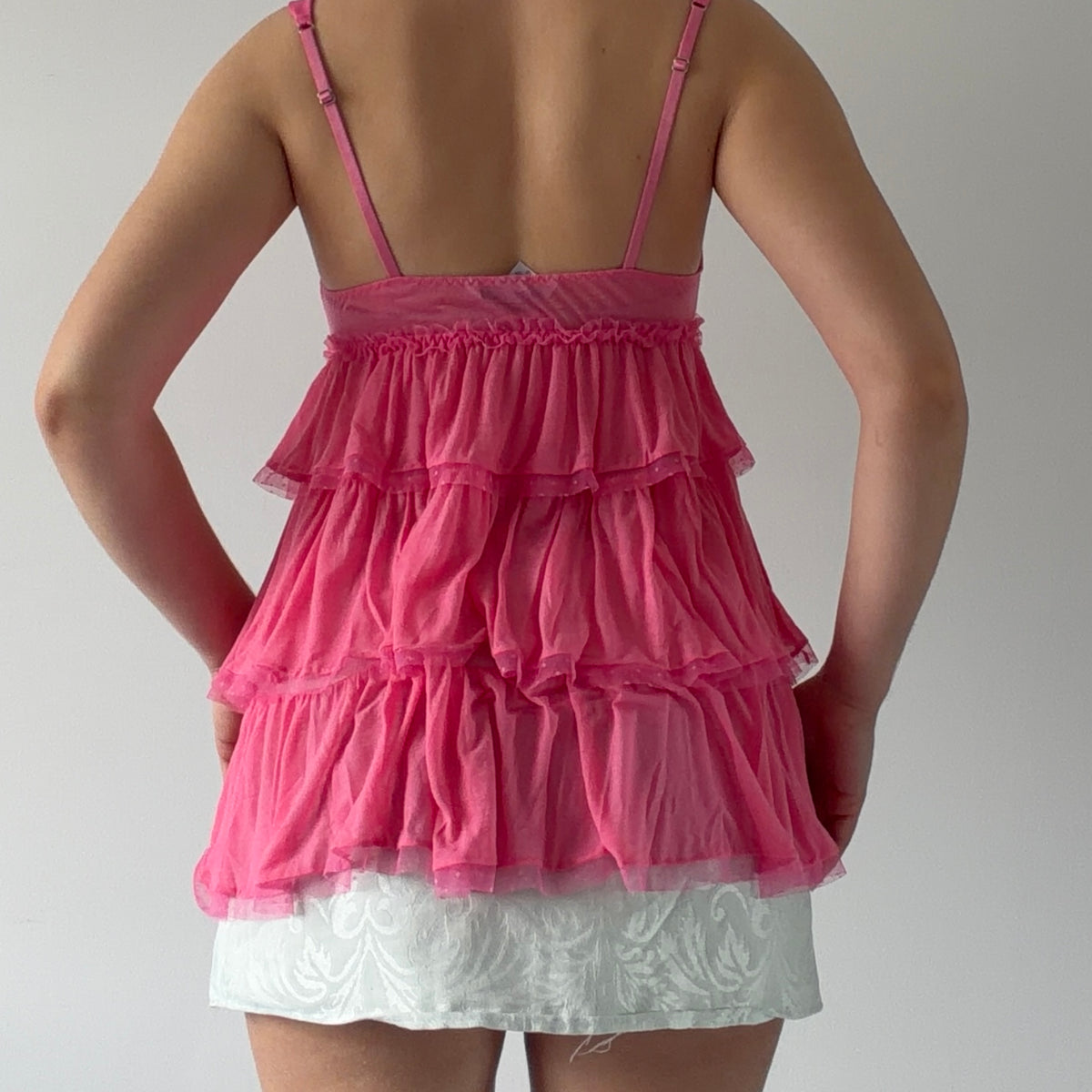 Victoria's Secret Ruffle Babydoll Cami | S