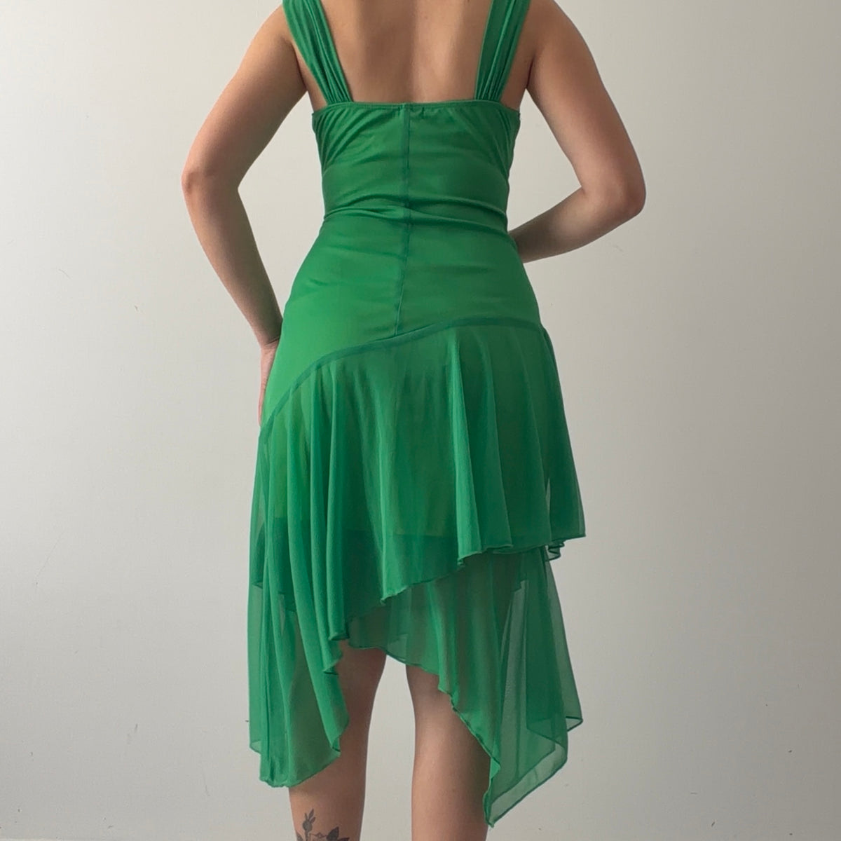Ruby Rox Asymmetric Midi Dress | M