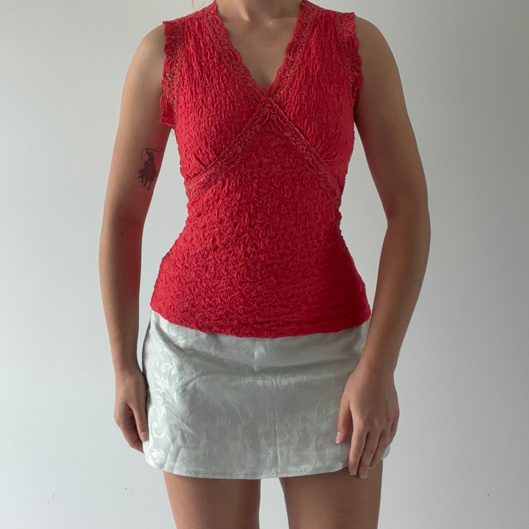 Pursuits Babydoll Lace Top | M