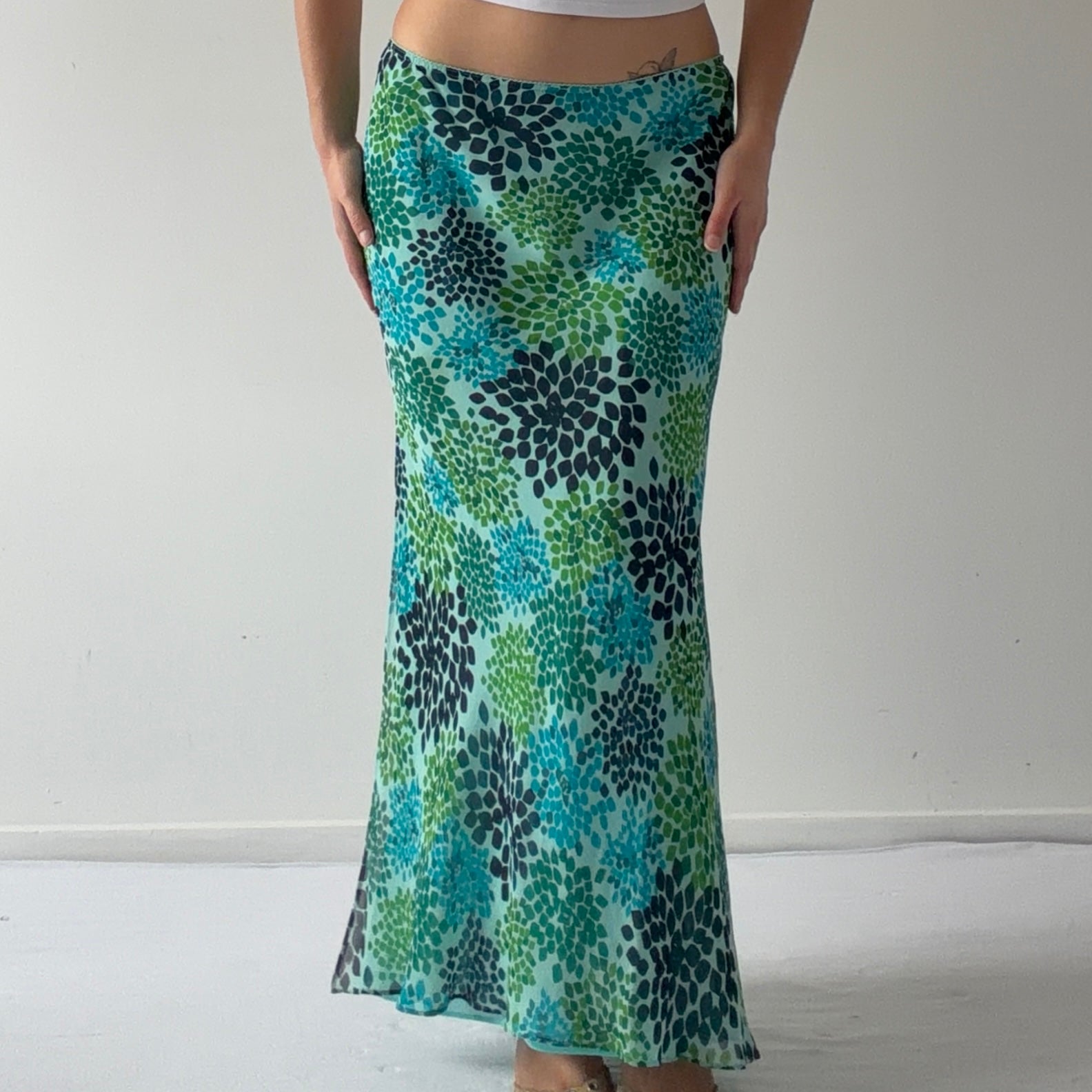Express Silk Midi Skirt | 10-12
