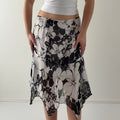 Yera Handkerchief Midi Skirt | 6-10