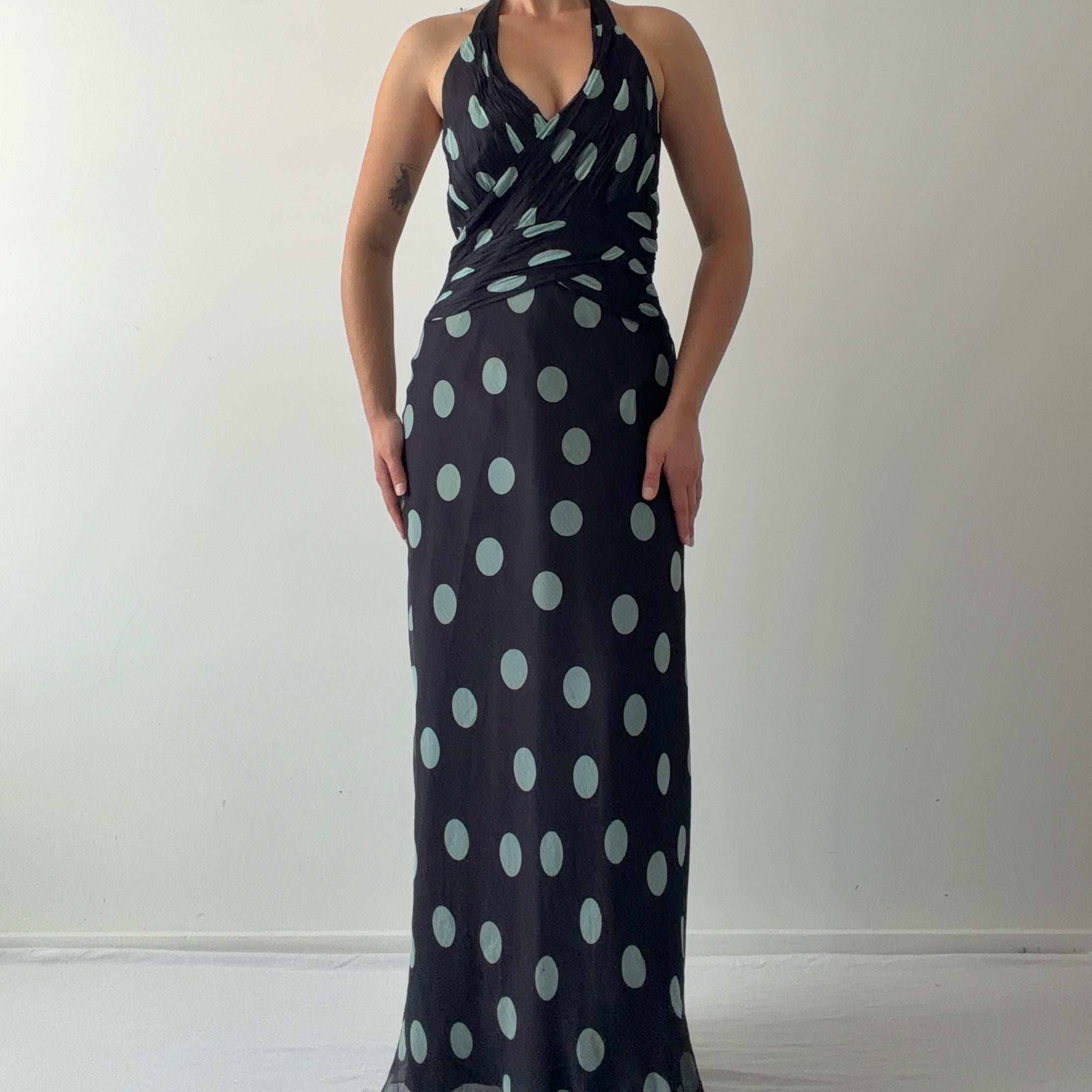 Phase Eight Silk Halter Dress | 12
