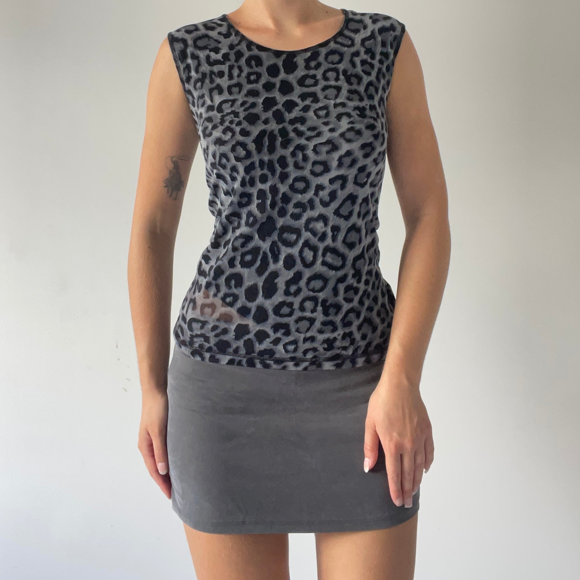 David Pond Mesh Boat Neck Top | Made in NZ | 14-16