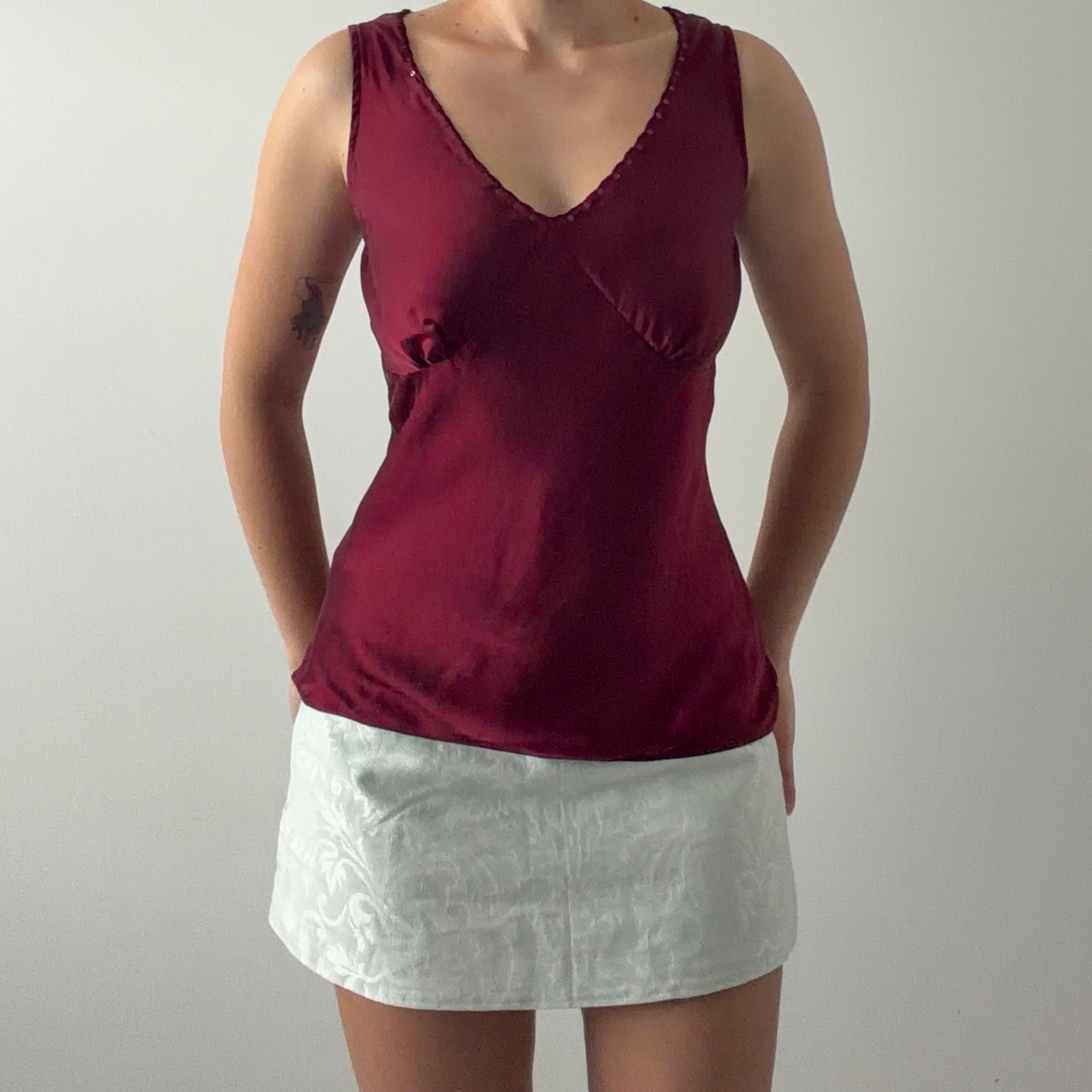 Silk Babydoll Cami Top | 10-12