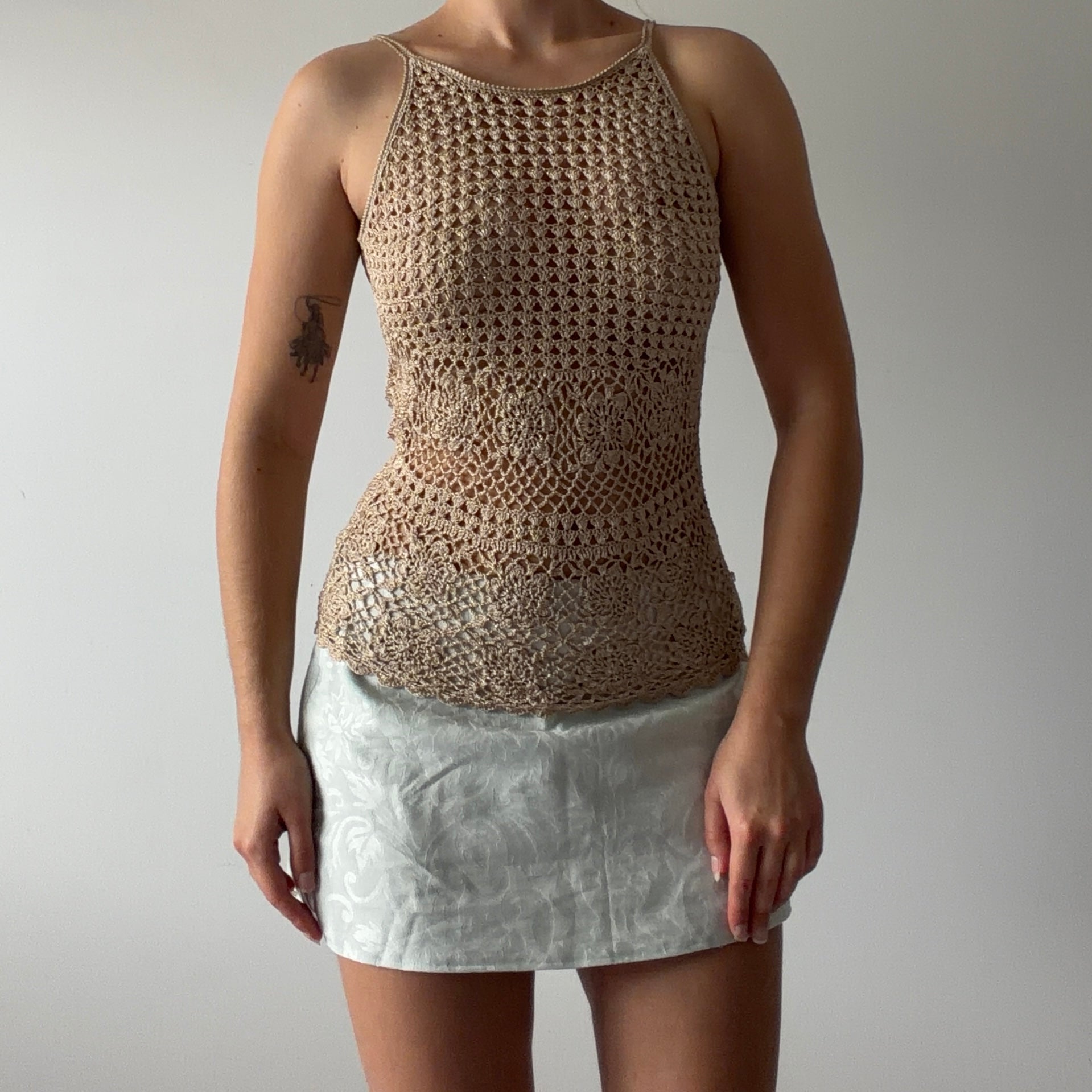 Glittery Crochet Top | 6-8