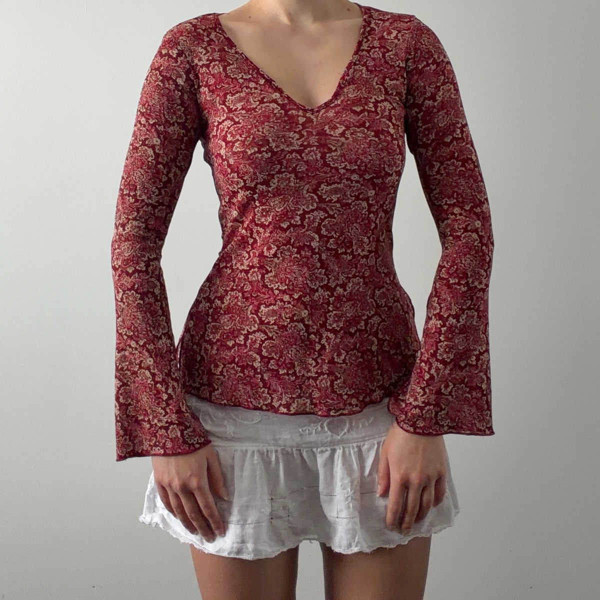 Self Esteem Bell Sleeve Top | XS