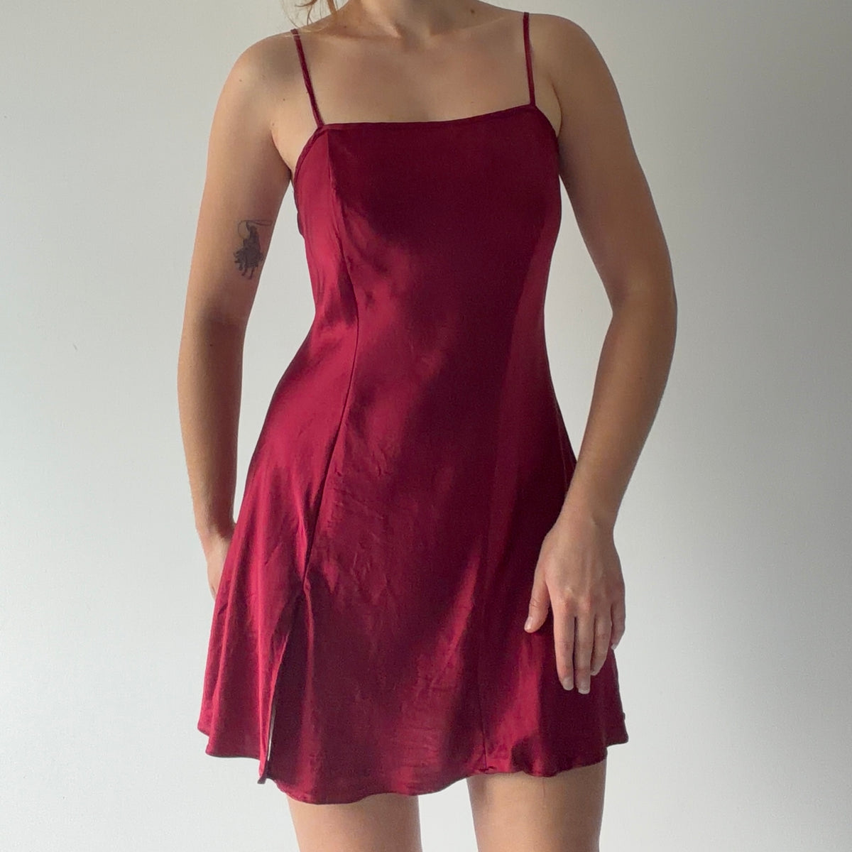 Victoria's Secret Silk Slip | Burgundy | M
