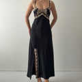 Flora Nikrooz Satin Maxi Dress | Made in USA | M