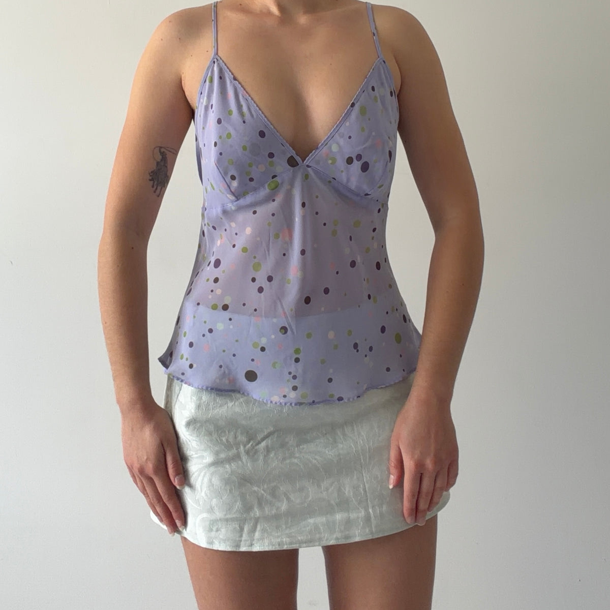 Victoria's Secret Polka Dot Halter | L