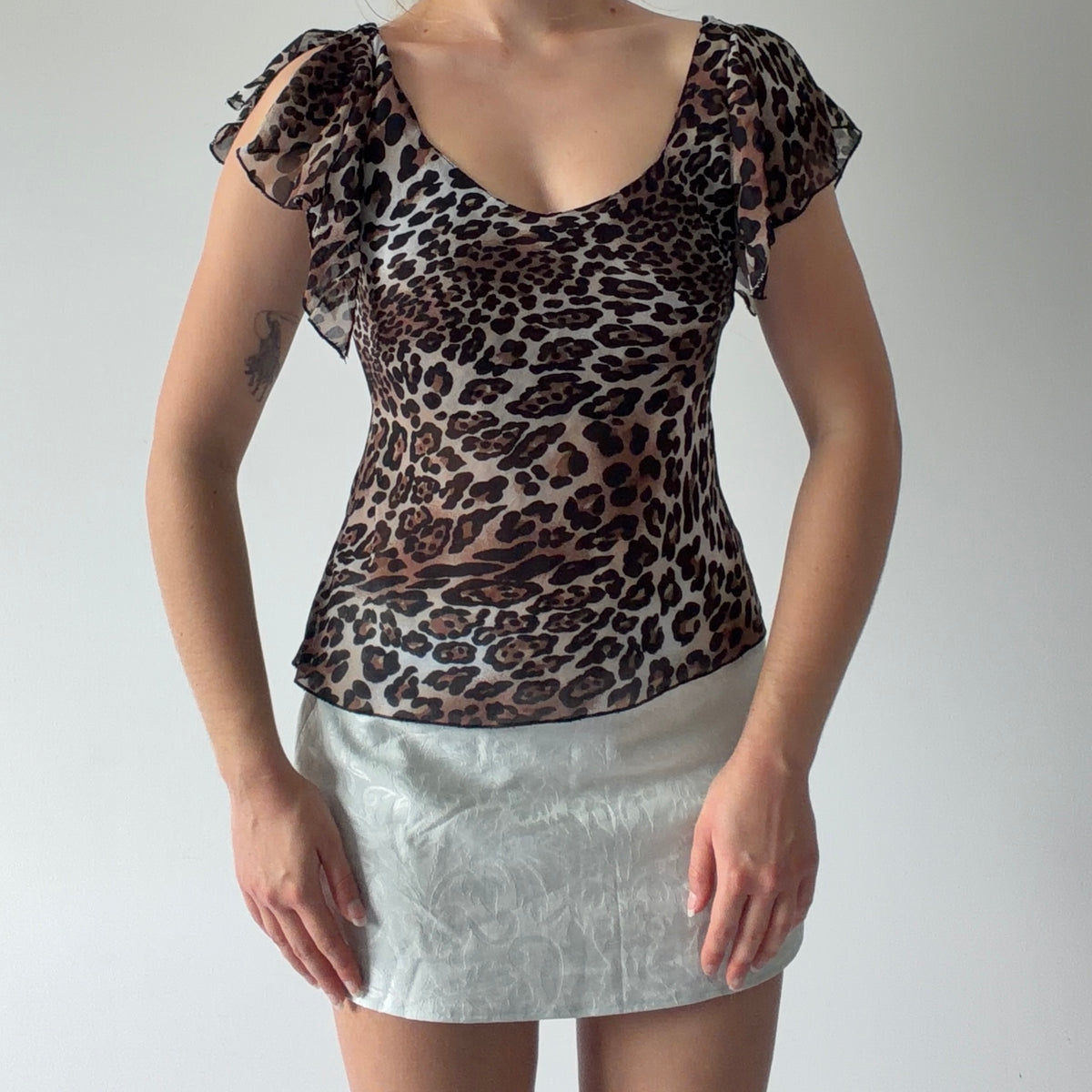 Escandelle Leopard Print Cami Top | S-M