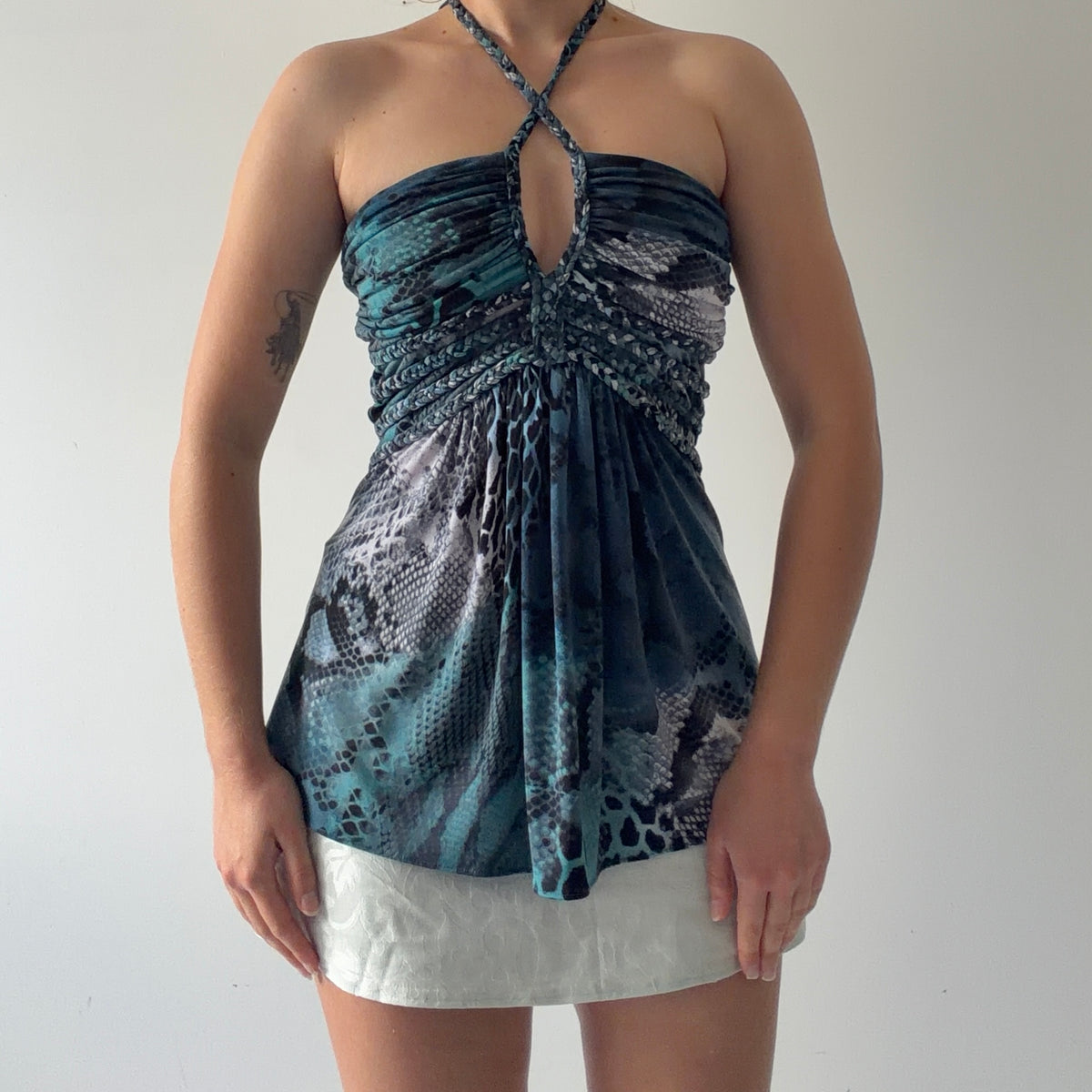 Sky Braid Halter Top | S