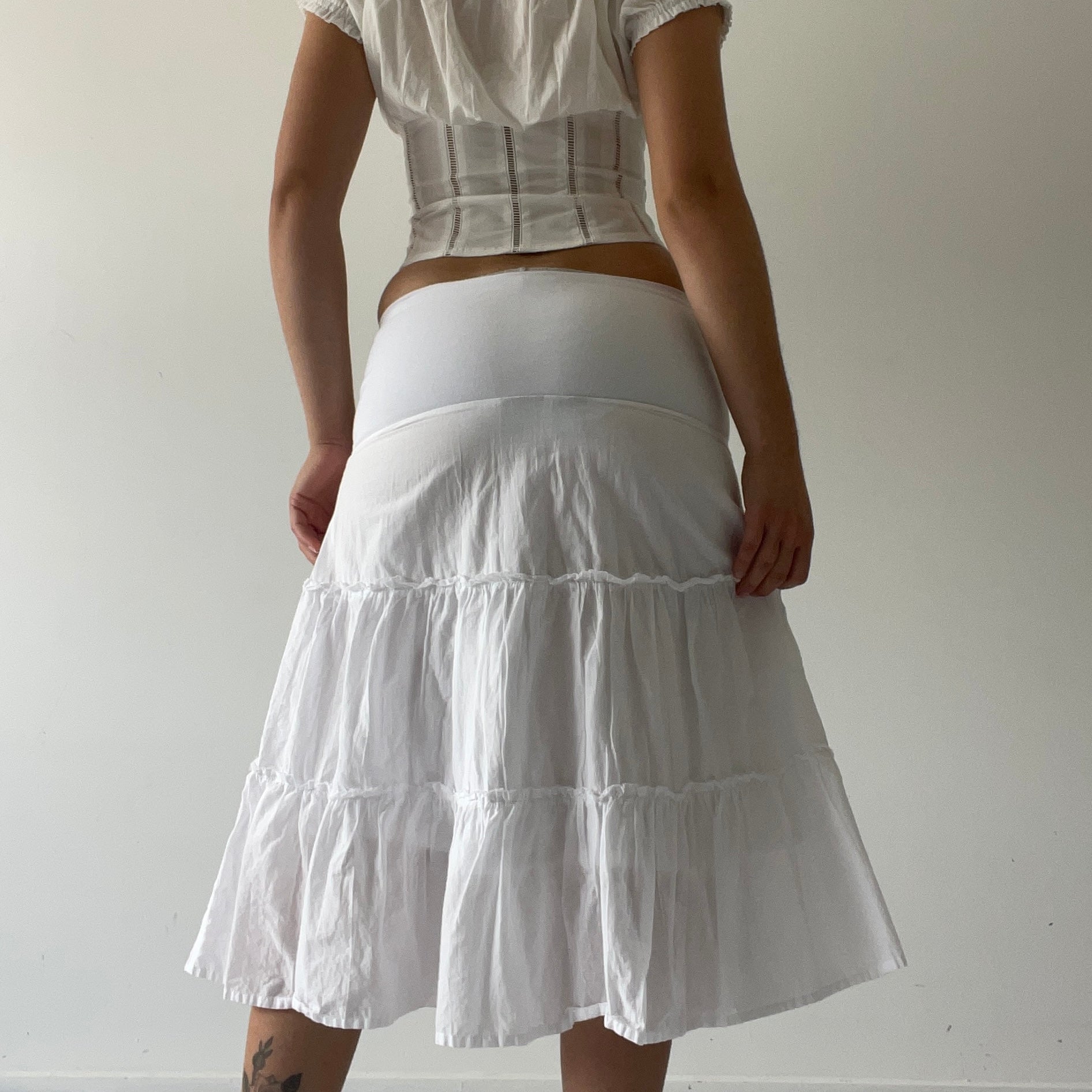 90s Glassons Midi Skirt | XS