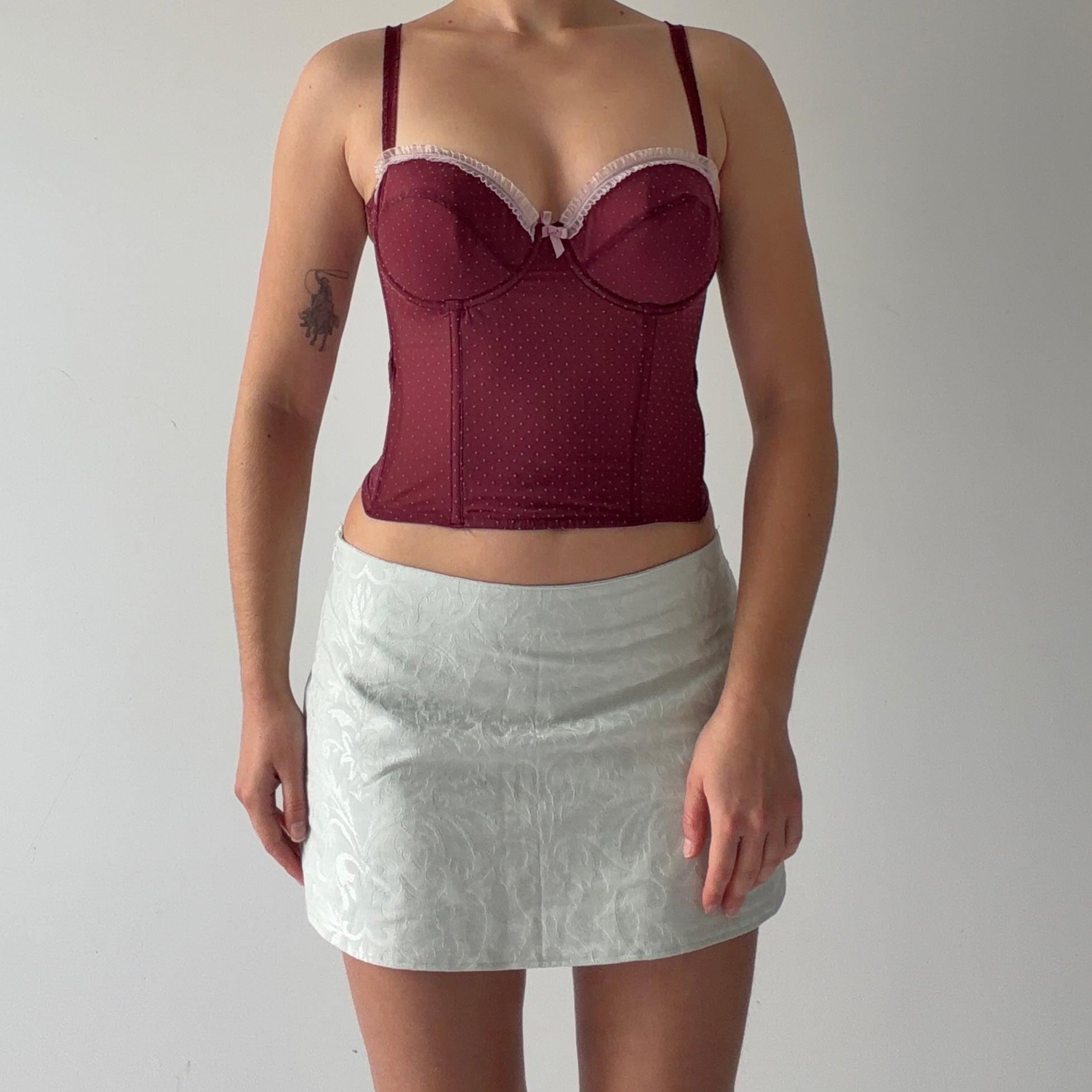 Native Intimates Polka Dot Corset Top | 10-12