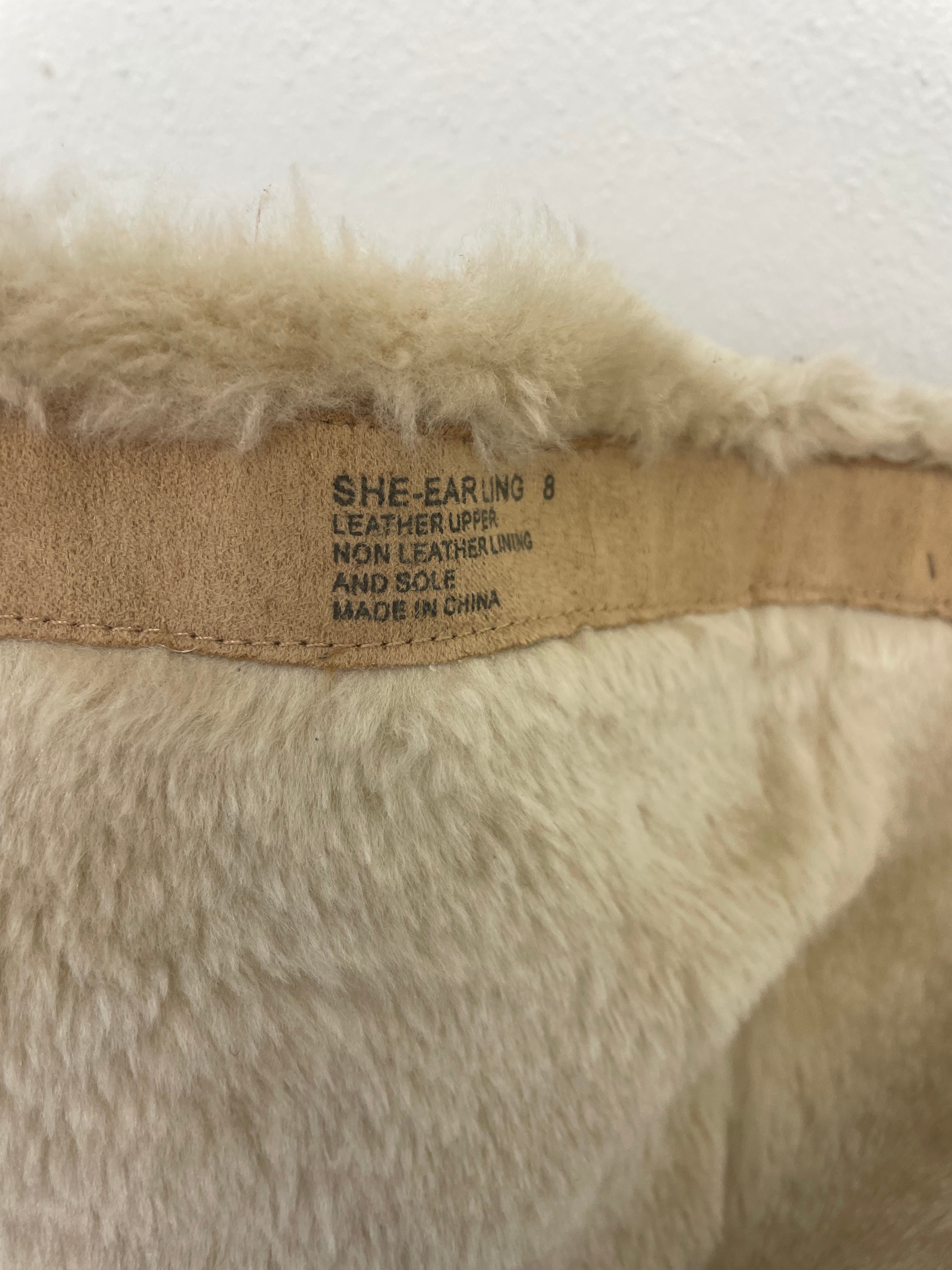 Pulp Shearling Boots | Size 8