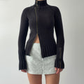90s Max Asymmetric Double Zip | S