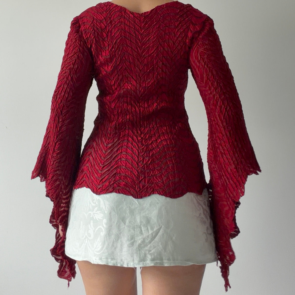 Rare Cache Bell Sleeve Top | S
