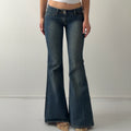 Stone Eagle Low Rise Flare Jeans | 6-8