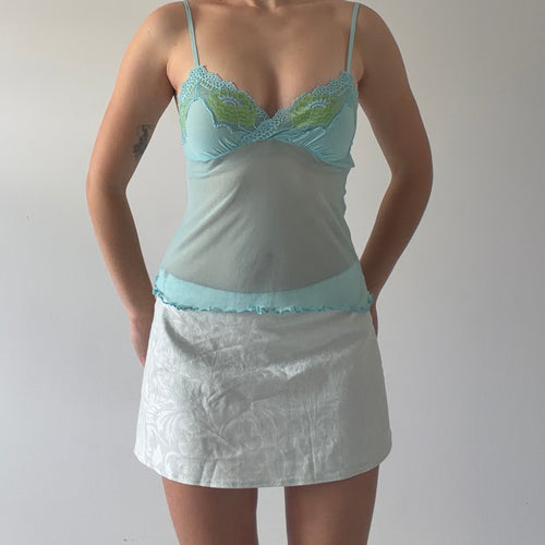 On Gossamer Mesh Cami | S