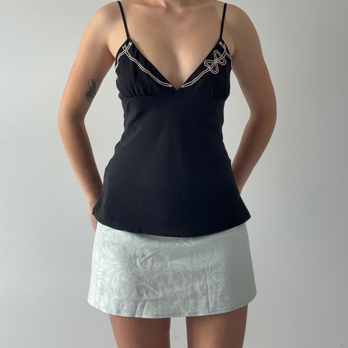 Agent Provocateur Silk Bow Cami | XS
