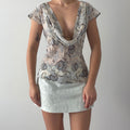 Apt 9 Paisley Cowl Top | 10-12
