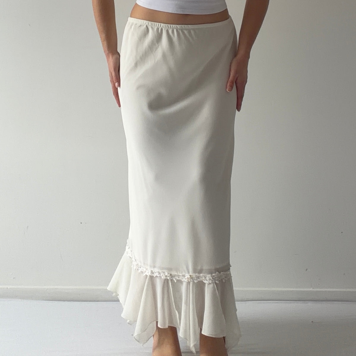 MSK Maxi Skirt | Made in USA | L