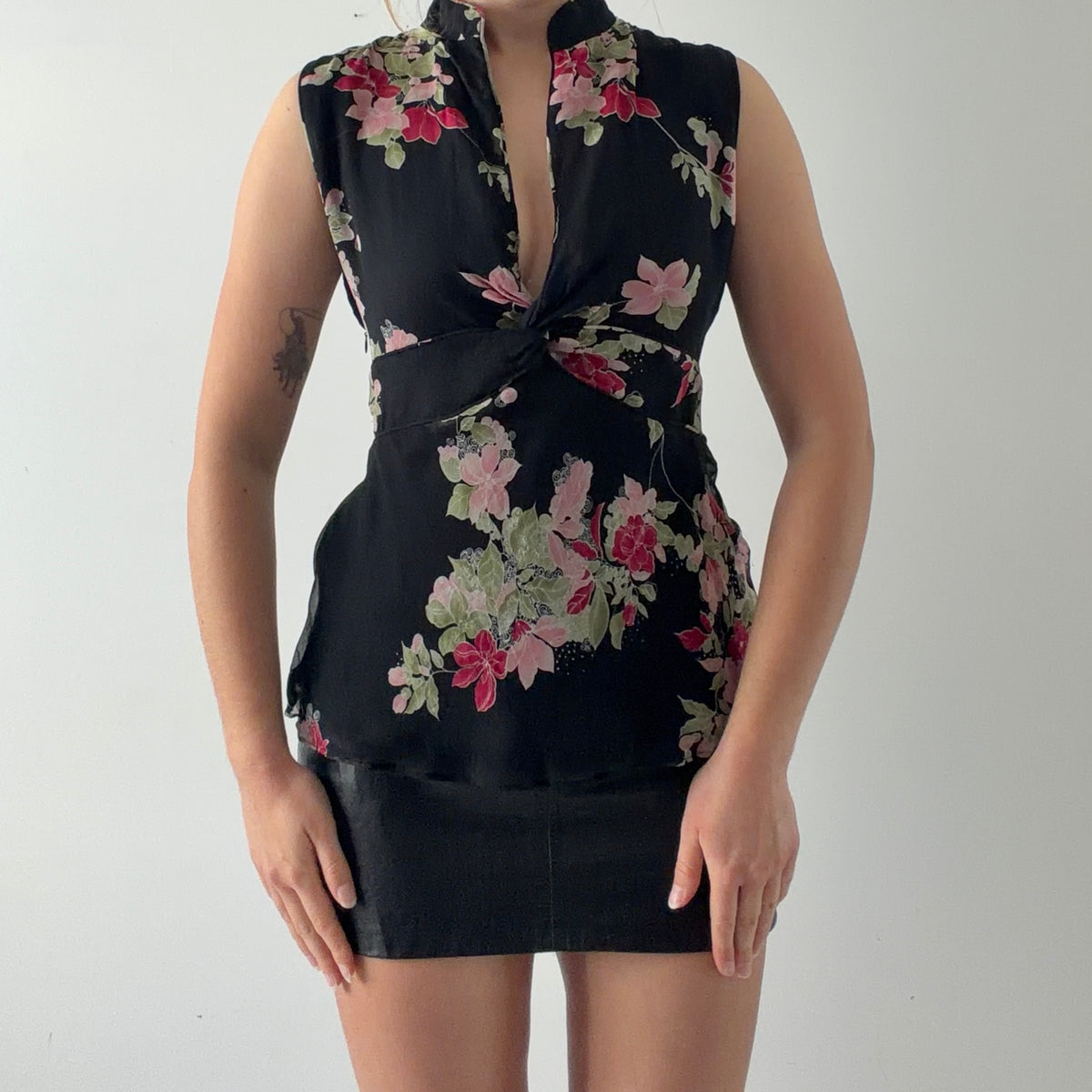 Ice Silk Qipao Top | M