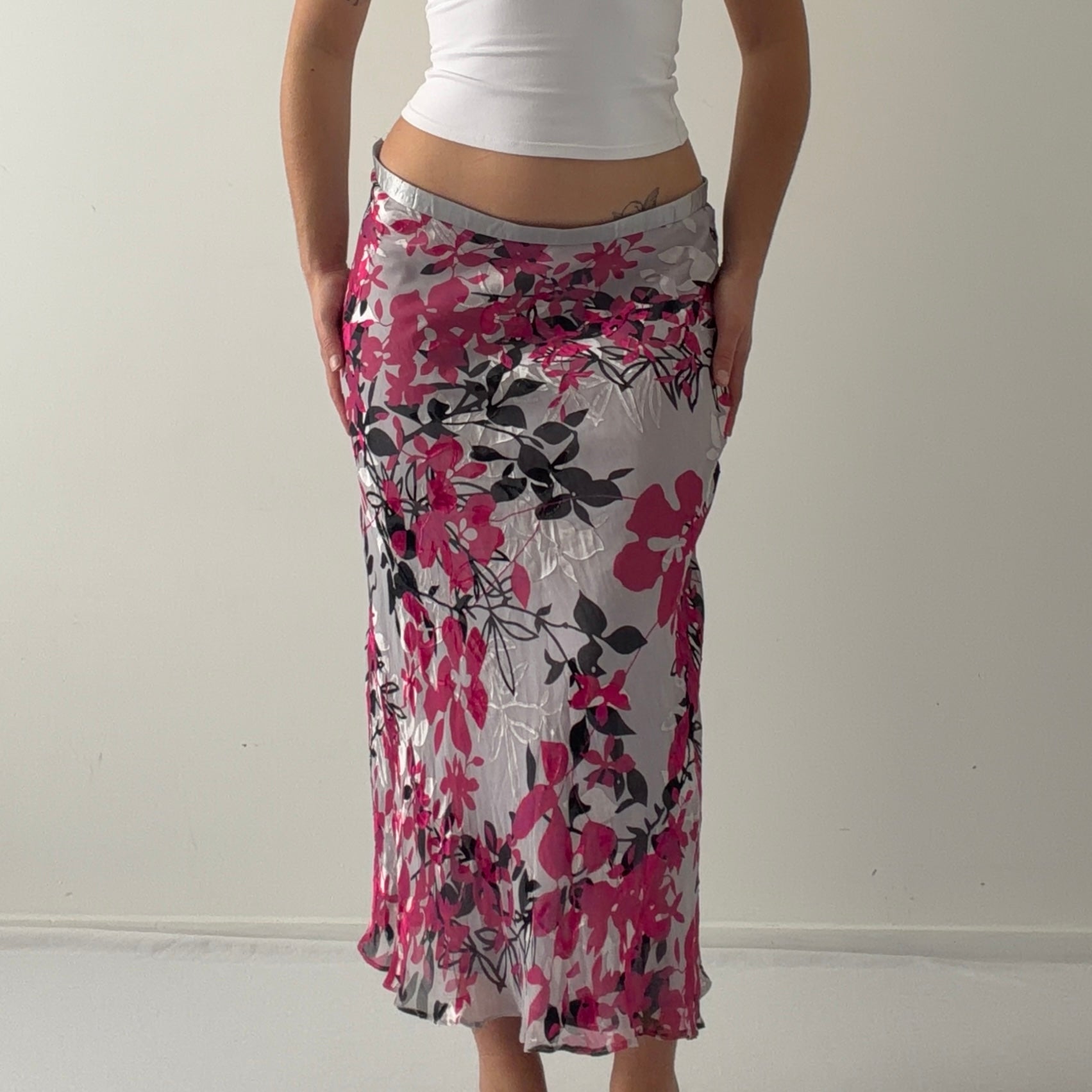 Eastex Silk Blend Bias Skirt | 12-14