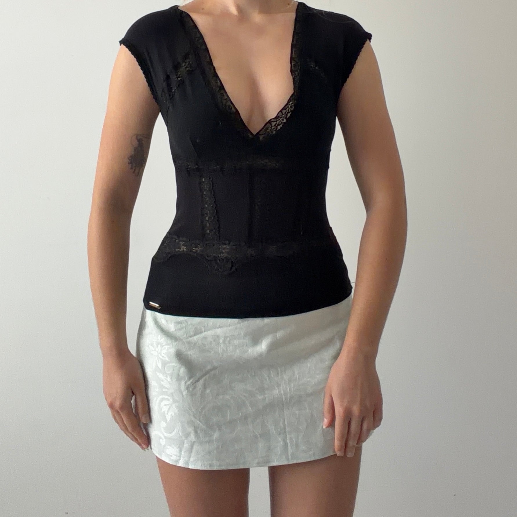 Morgan De Toi Babydoll Lace Top | 6-8