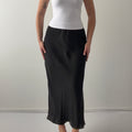 Ann Taylor Silk Polka Dot Maxi Skirt | XS