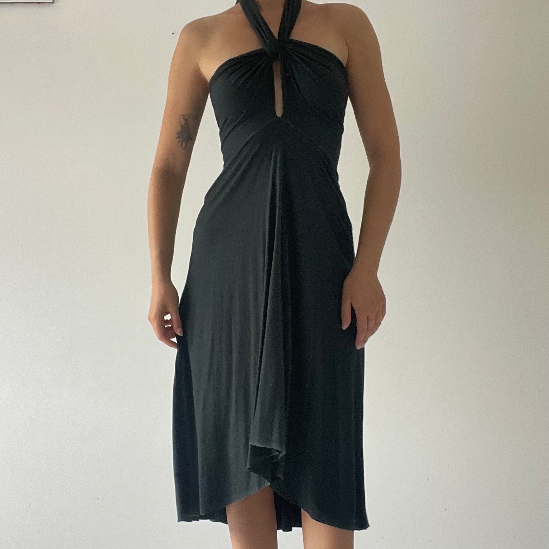 Asymmetric Halter Dress | 8-10
