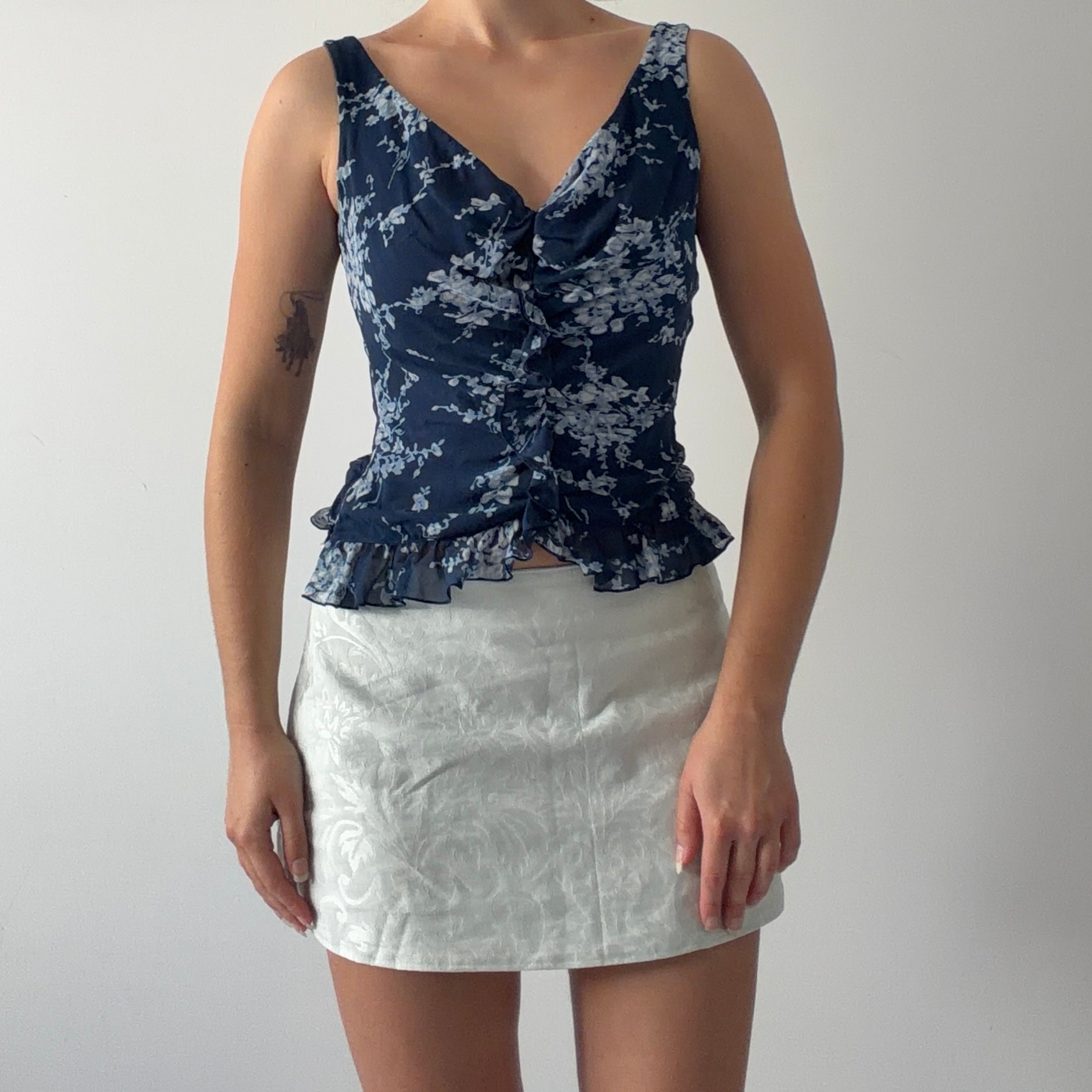 Escada Silk Ruffle Top | S