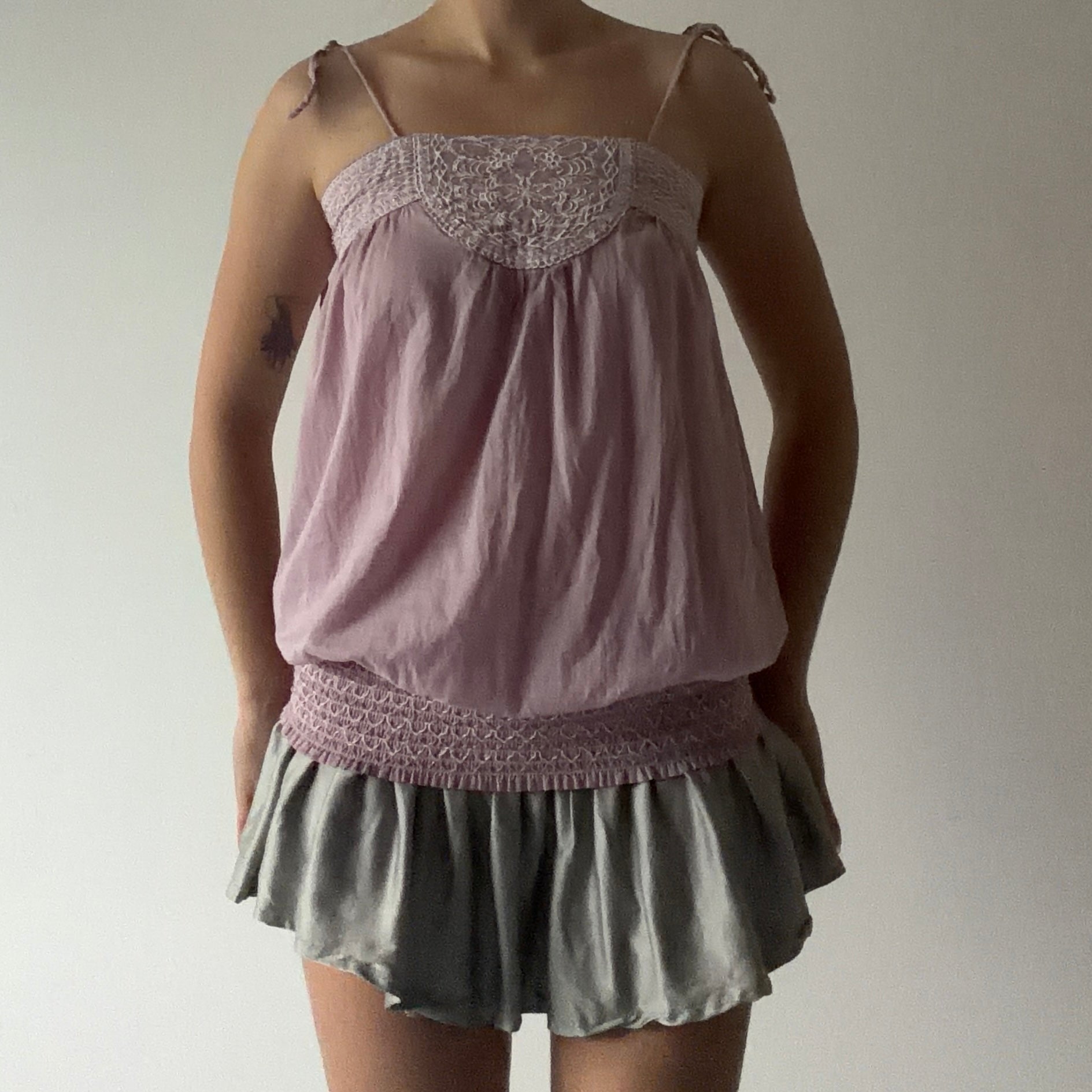 Blanco Embroidered Cami Top | S