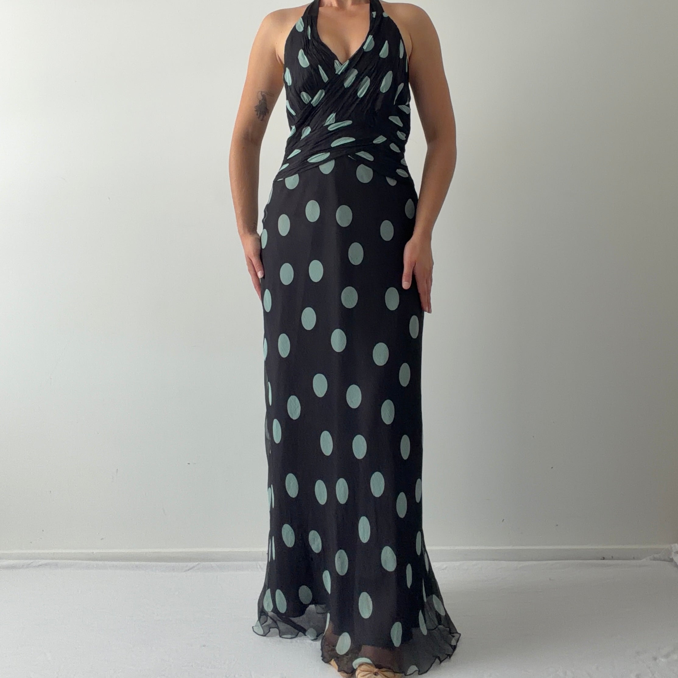 Phase Eight Silk Halter Dress | 12