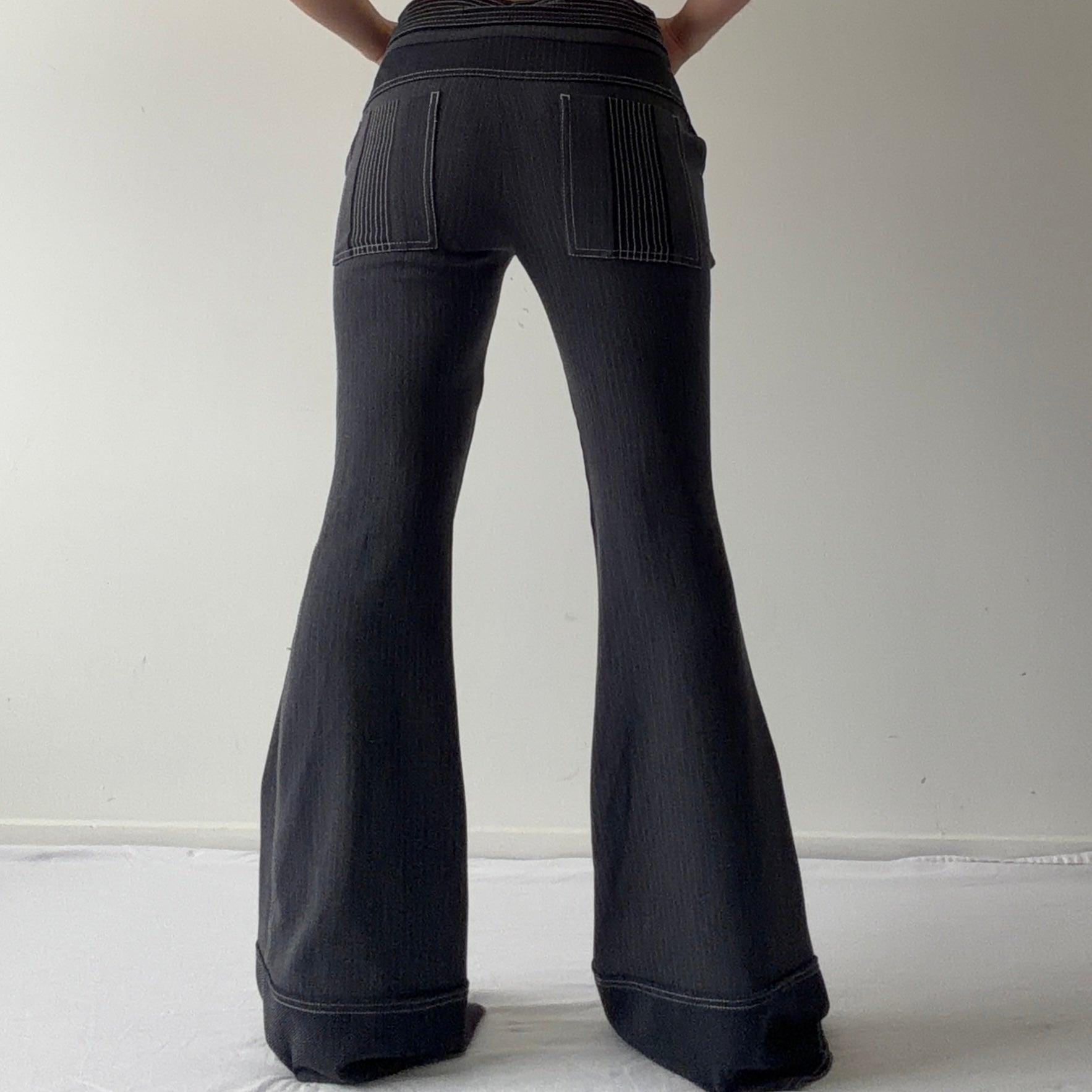 Shoulder Super Flare Pants | 8-10